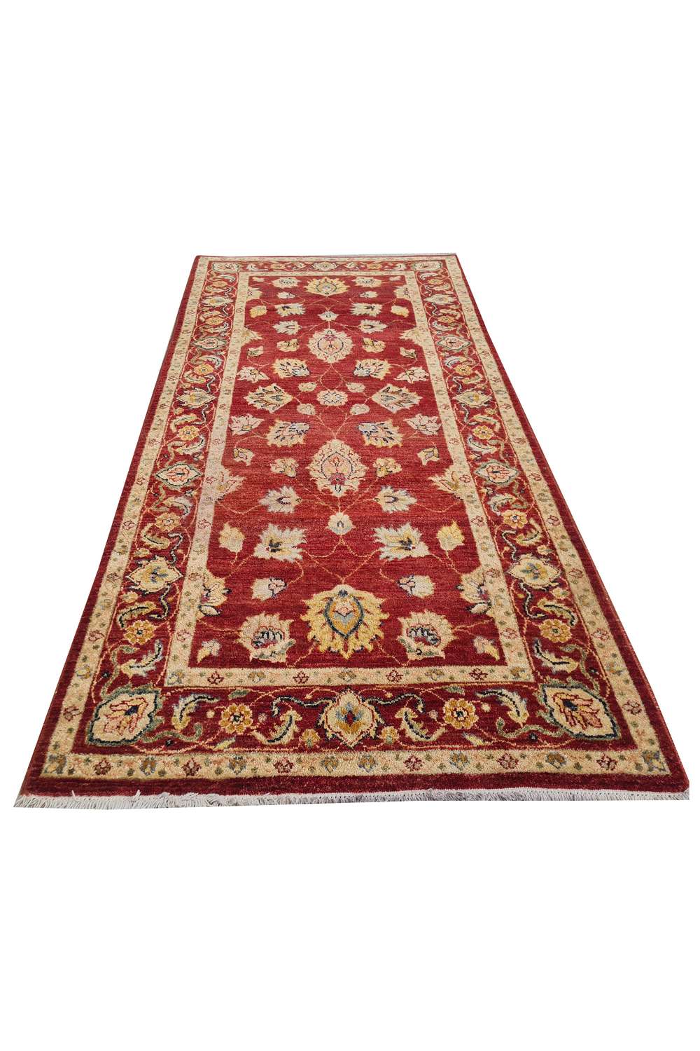 Amazing Handmade Hand Knotted Vintage Afghan Chobi Wool Area Rug 6 x 3 Ft