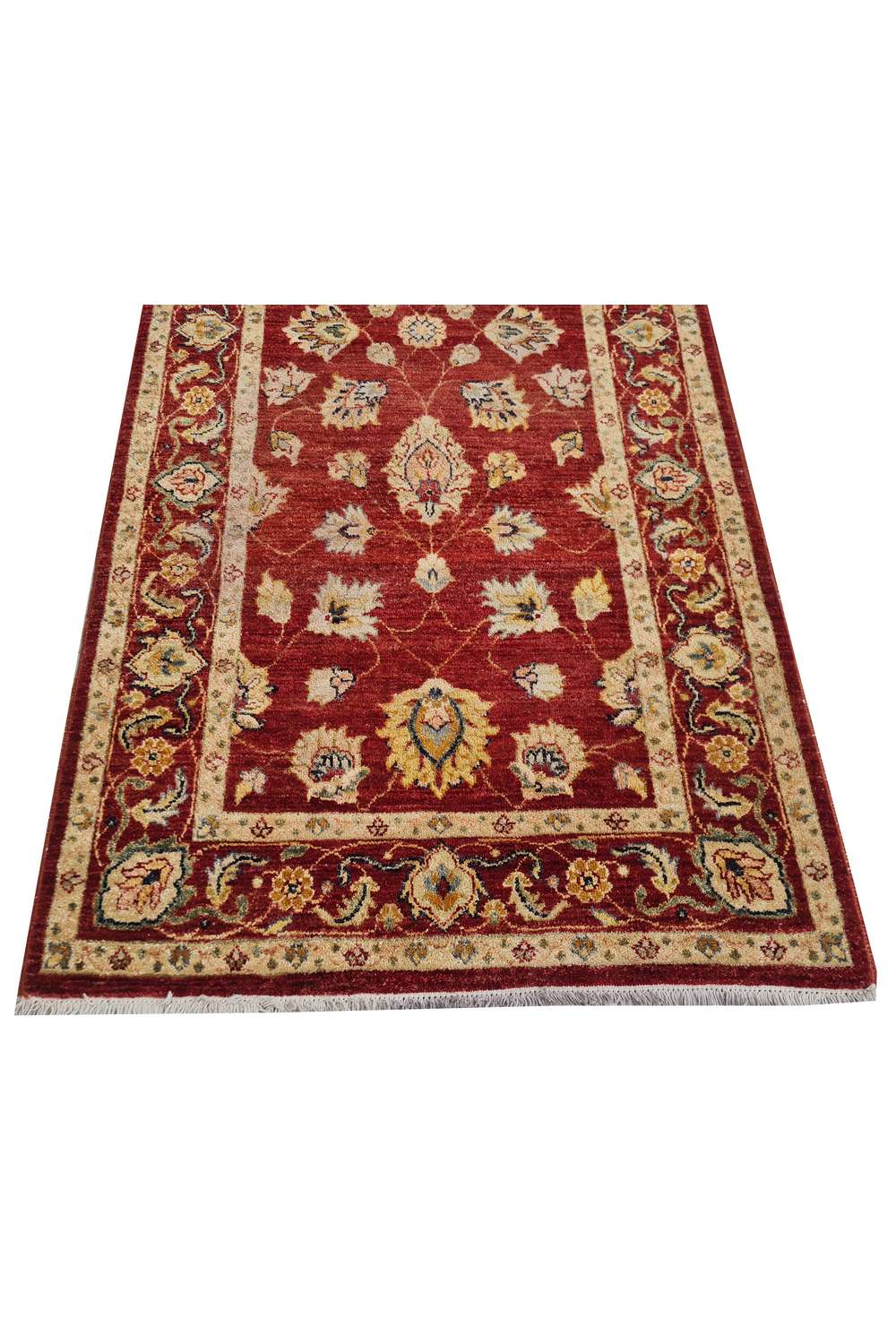 Amazing Handmade Hand Knotted Vintage Afghan Chobi Wool Area Rug 6 x 3 Ft