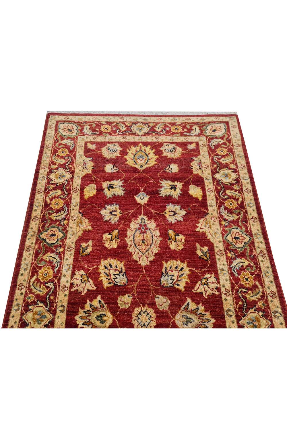 Amazing Handmade Hand Knotted Vintage Afghan Chobi Wool Area Rug 6 x 3 Ft