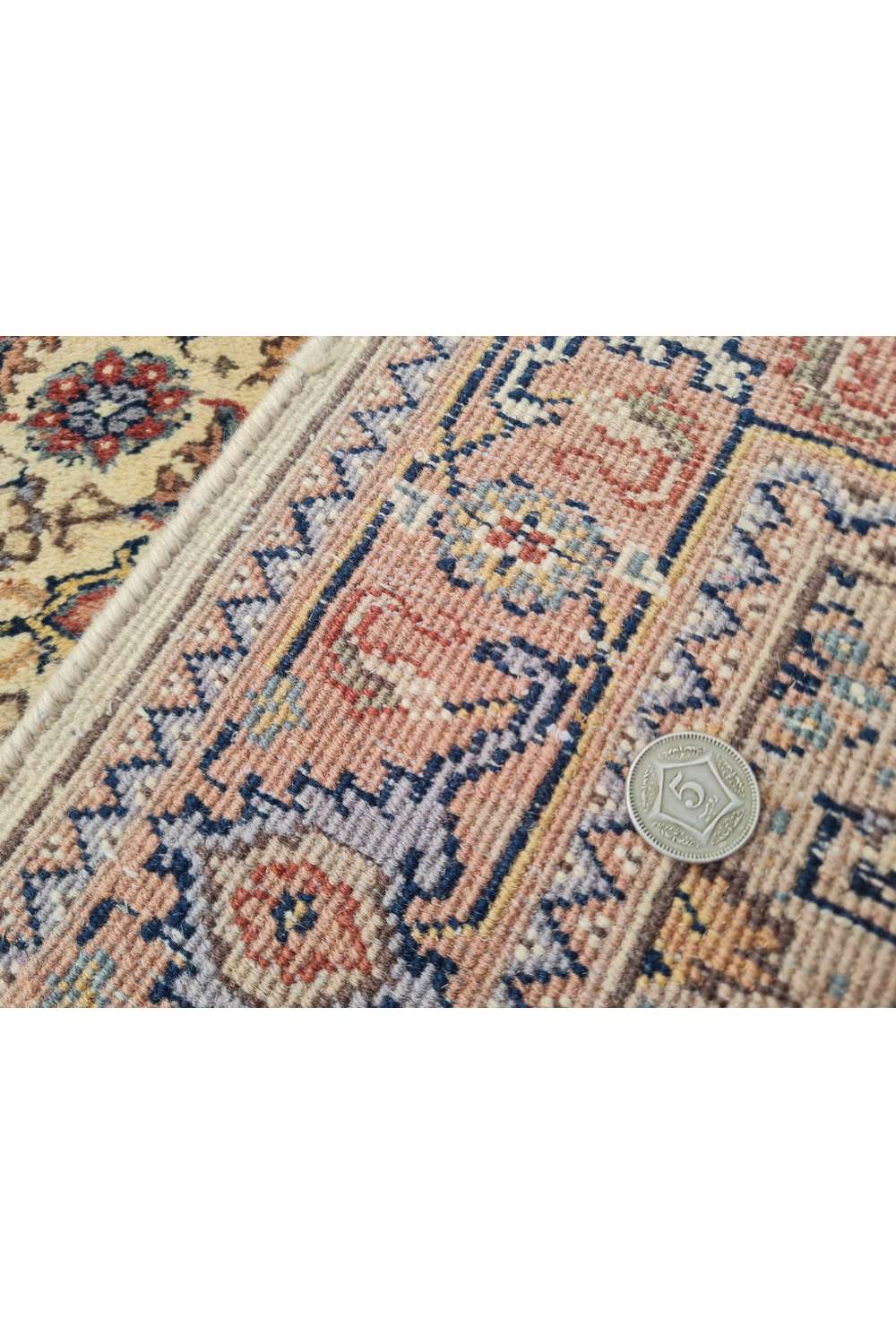 Hand Knotted Vintage Bijour Wool Area Runner Rug 6.4 x 2.7 Ft