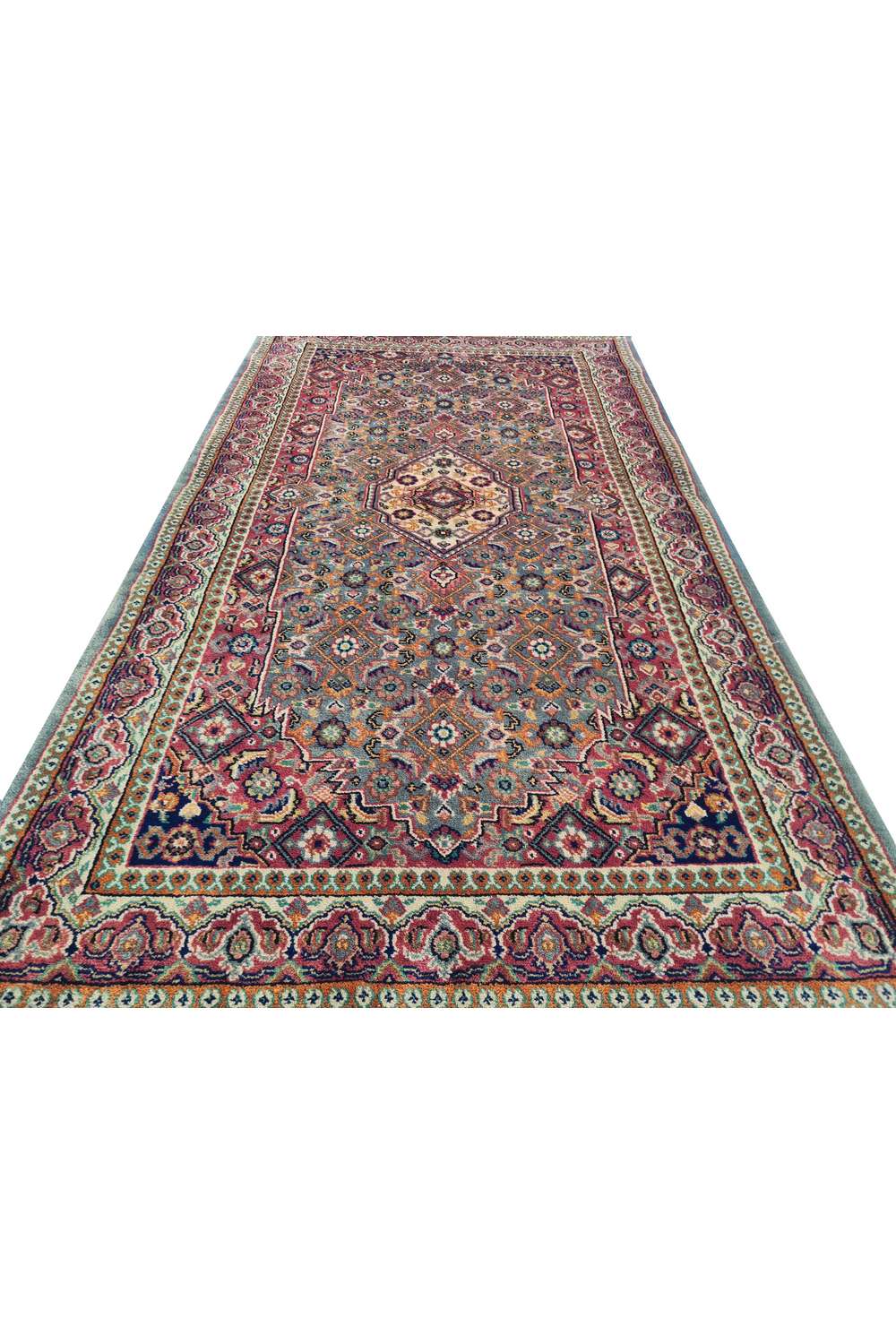 Amazing Hand Knotted Vintage Bijar Wool Area Rug 5.5 x 2.10 Ft