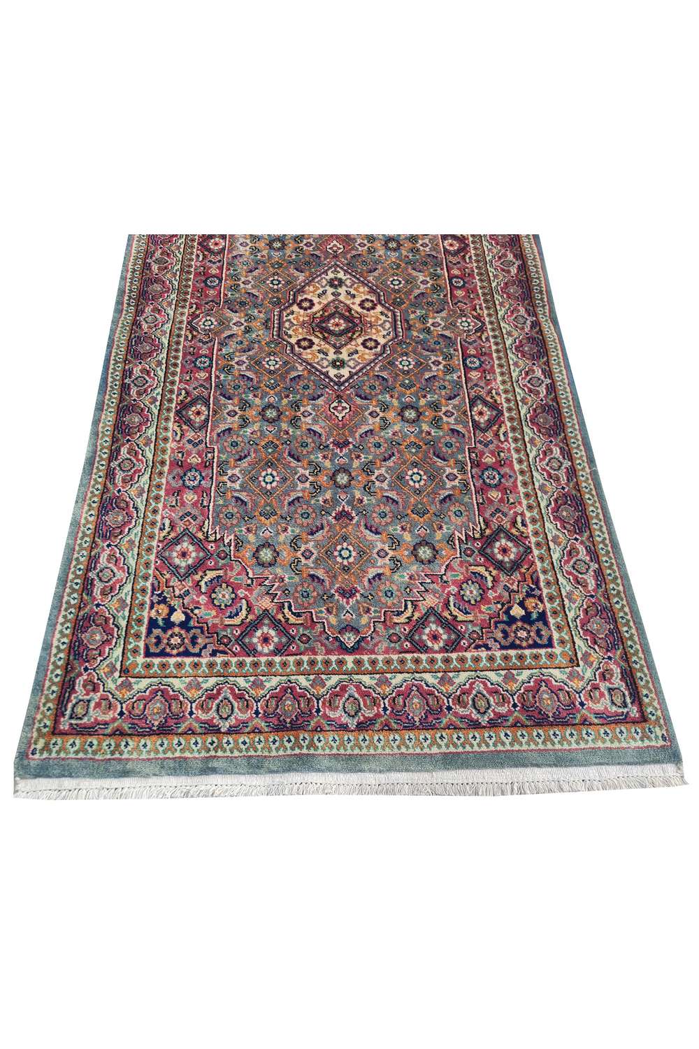 Amazing Hand Knotted Vintage Bijar Wool Area Rug 5.5 x 2.10 Ft