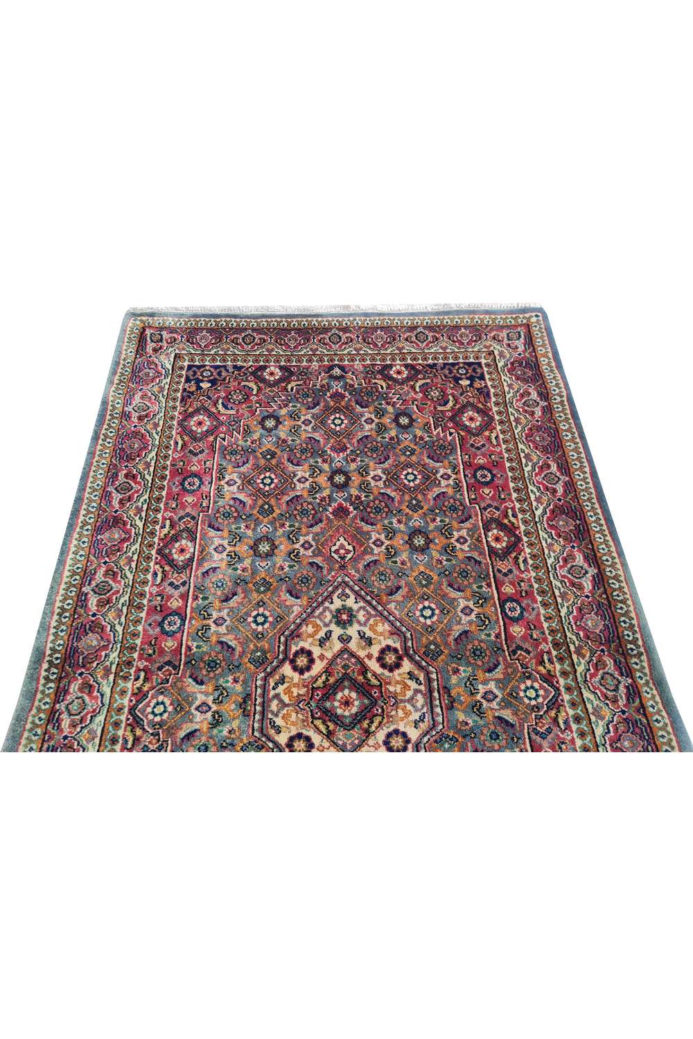 Amazing Hand Knotted Vintage Bijar Wool Area Rug 5.5 x 2.10 Ft