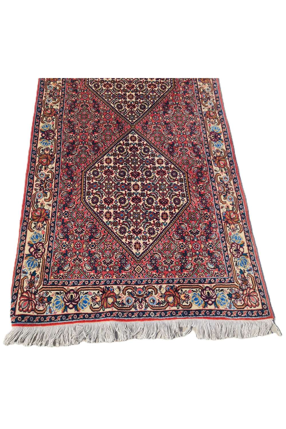 Amazing Hand Knotted Persian Bijar Wool Area Runner Rug 7.0 x 2.6 Ft