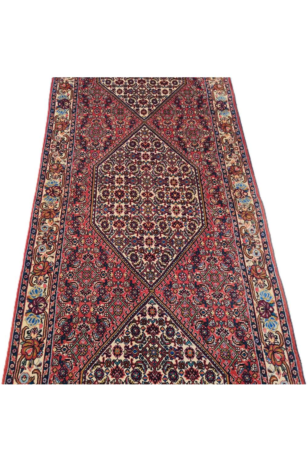 Amazing Hand Knotted Persian Bijar Wool Area Runner Rug 7.0 x 2.6 Ft