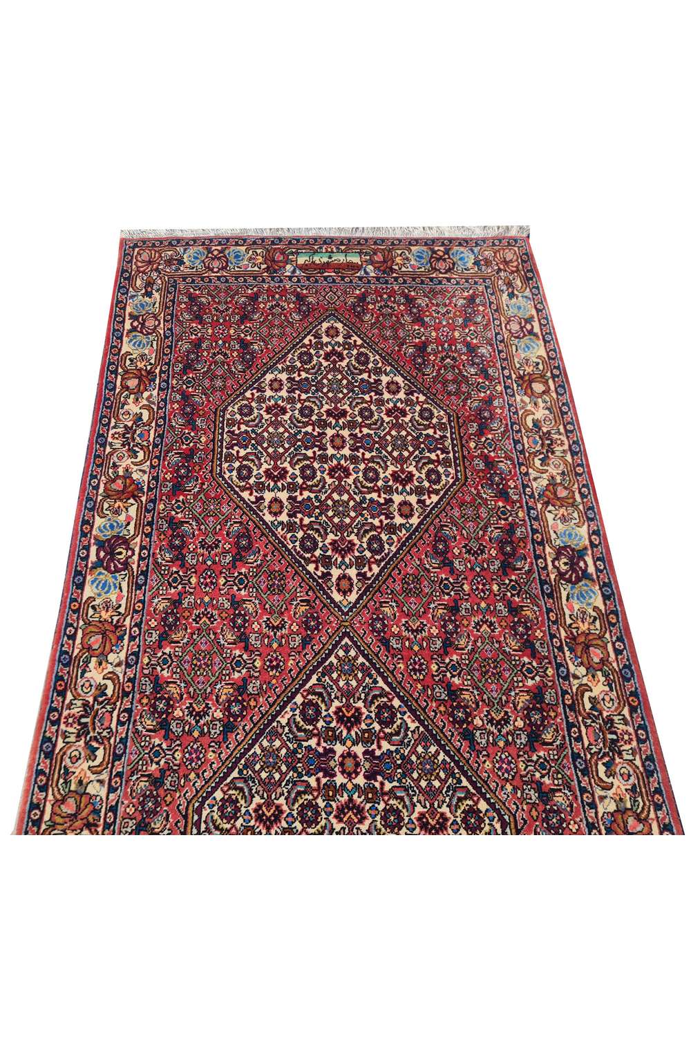 Amazing Hand Knotted Persian Bijar Wool Area Runner Rug 7.0 x 2.6 Ft