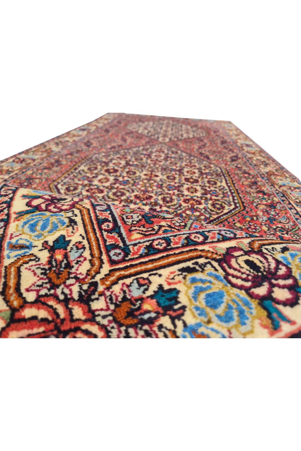 Amazing Hand Knotted Persian Bijar Wool Area Runner Rug 7.0 x 2.6 Ft