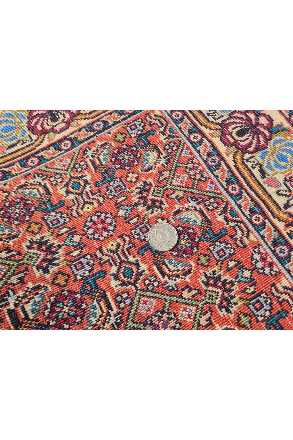 Amazing Hand Knotted Persian Bijar Wool Area Runner Rug 7.0 x 2.6 Ft