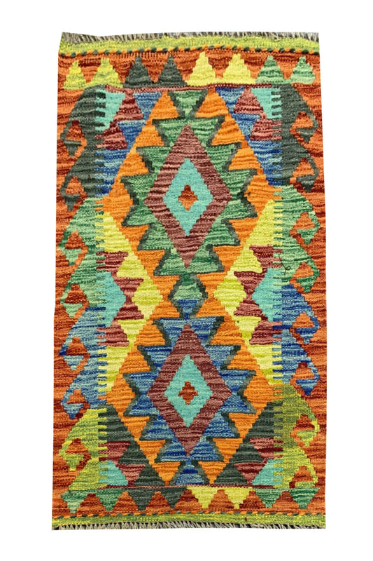 MODERN CHOBI KILIM 2.9 X 2.0 FT