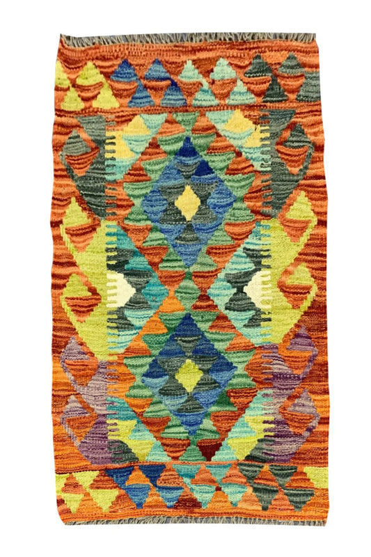 MODERN CHOBI KILIM 2.9 X 1.11 FT