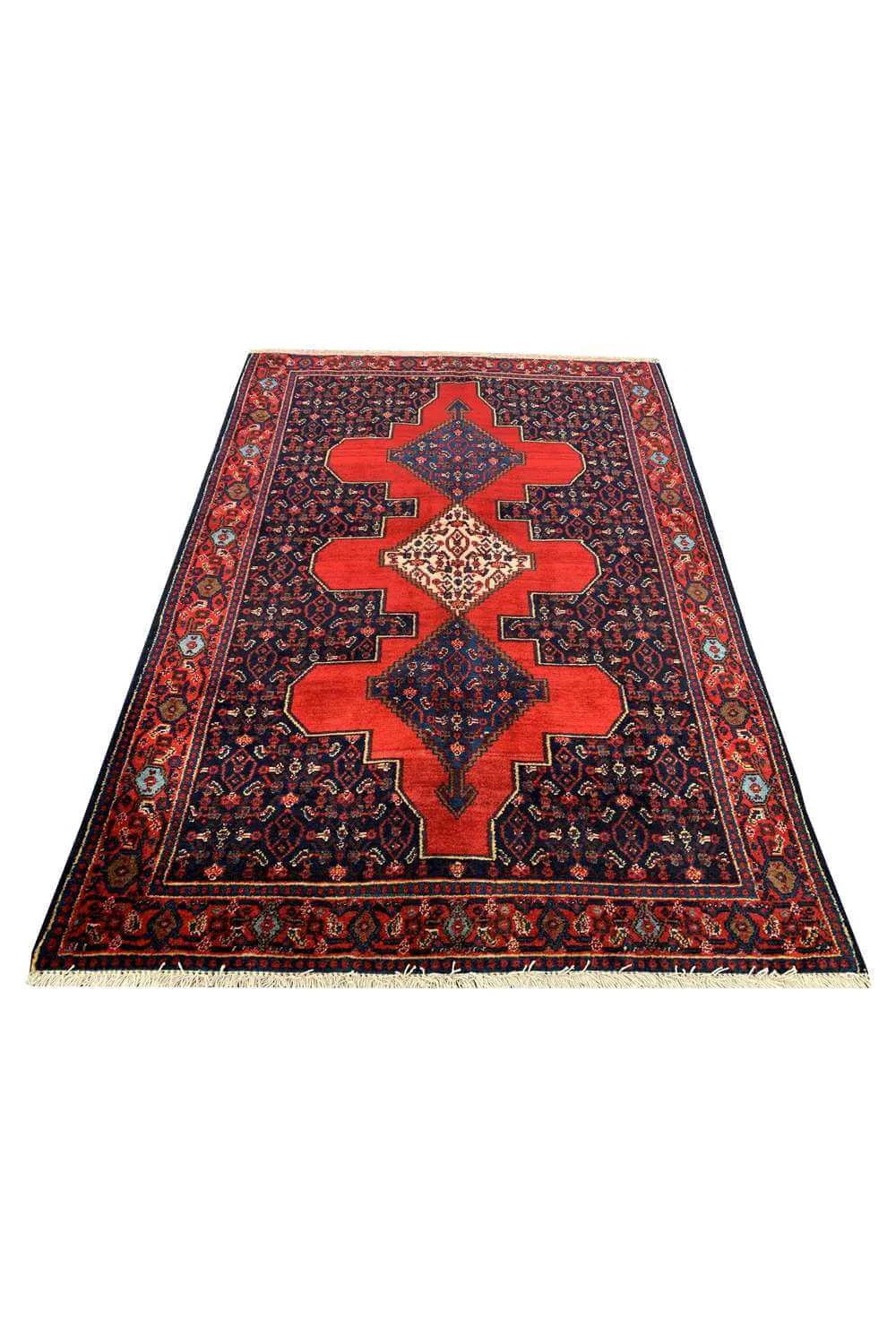 Amazing Hand Knotted Baghtiyaar Wool Area Rug 5.2 x 3.8 Ft