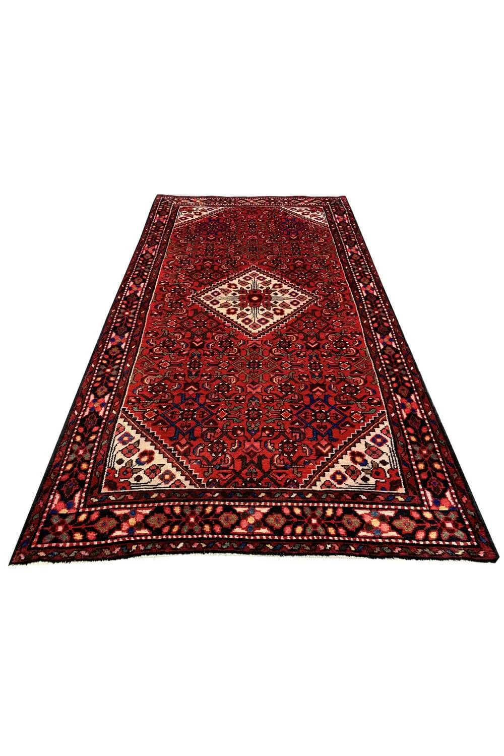 Amazing Hand Knotted Vintage Hamidoun Wool Area Rug 6.7 x 4.7 Ft