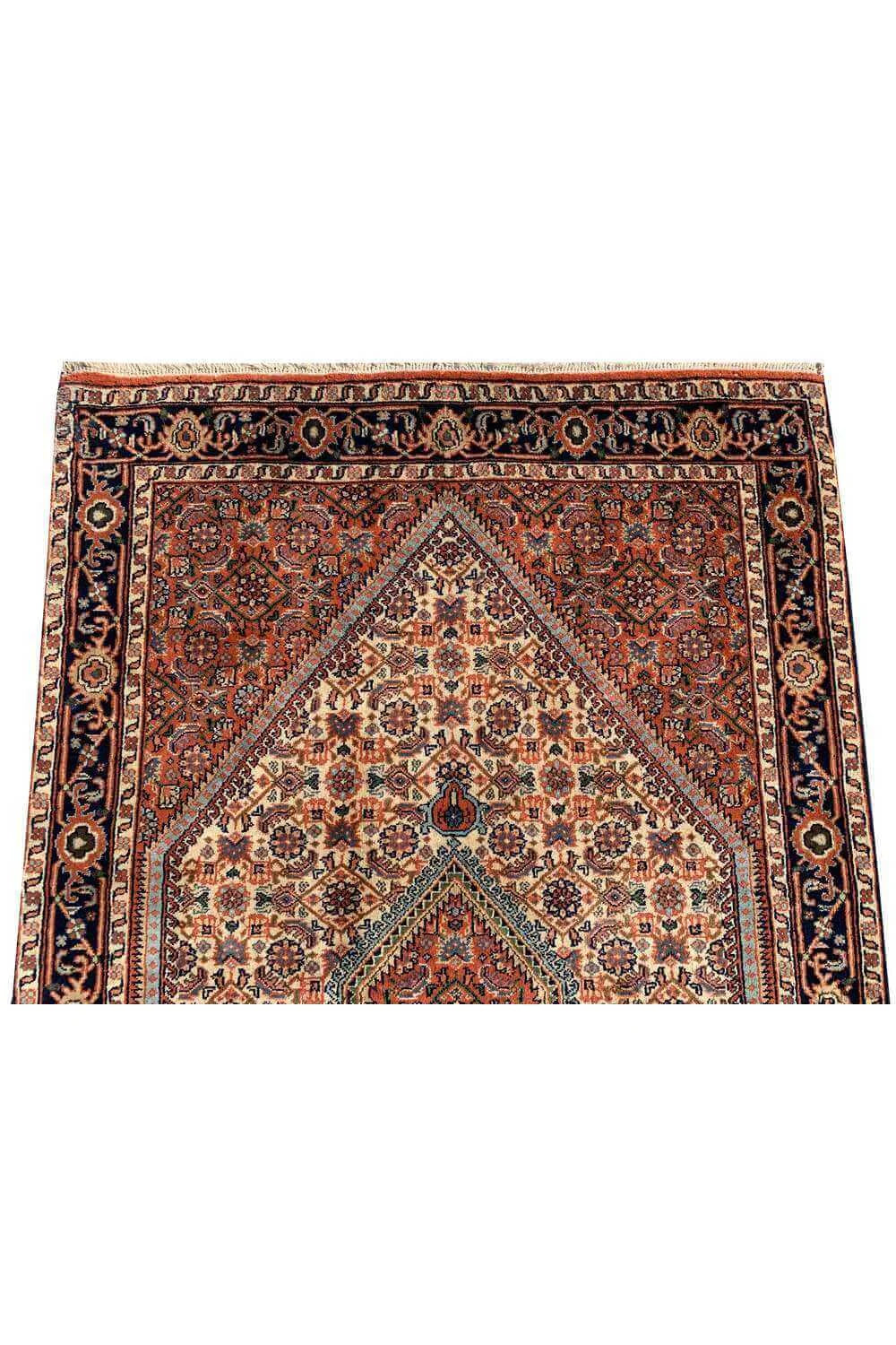 Amazing Hand Knotted Vintage Bijour Wool Area Rug 5.5 x 3.7 Ft