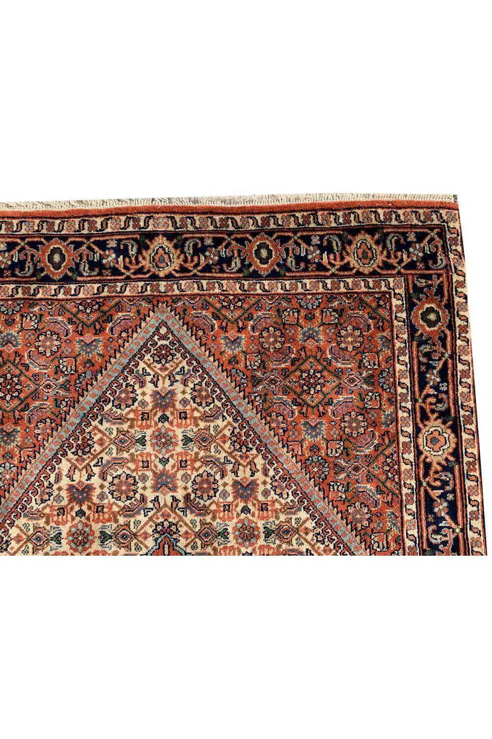 Amazing Hand Knotted Vintage Bijour Wool Area Rug 5.5 x 3.7 Ft