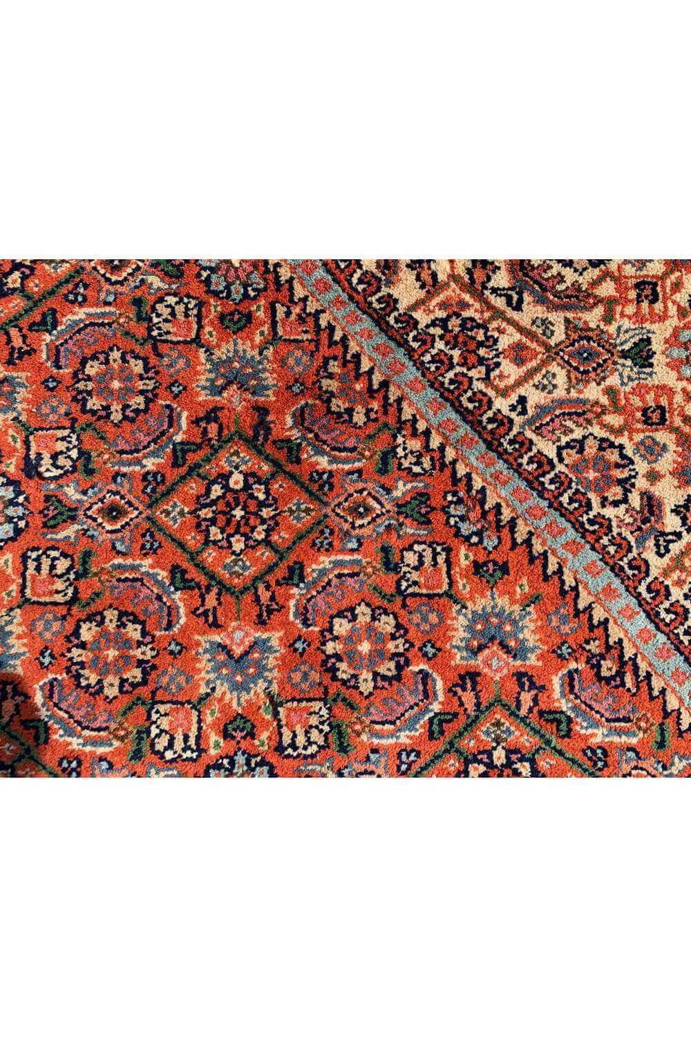 Amazing Hand Knotted Vintage Bijour Wool Area Rug 5.5 x 3.7 Ft