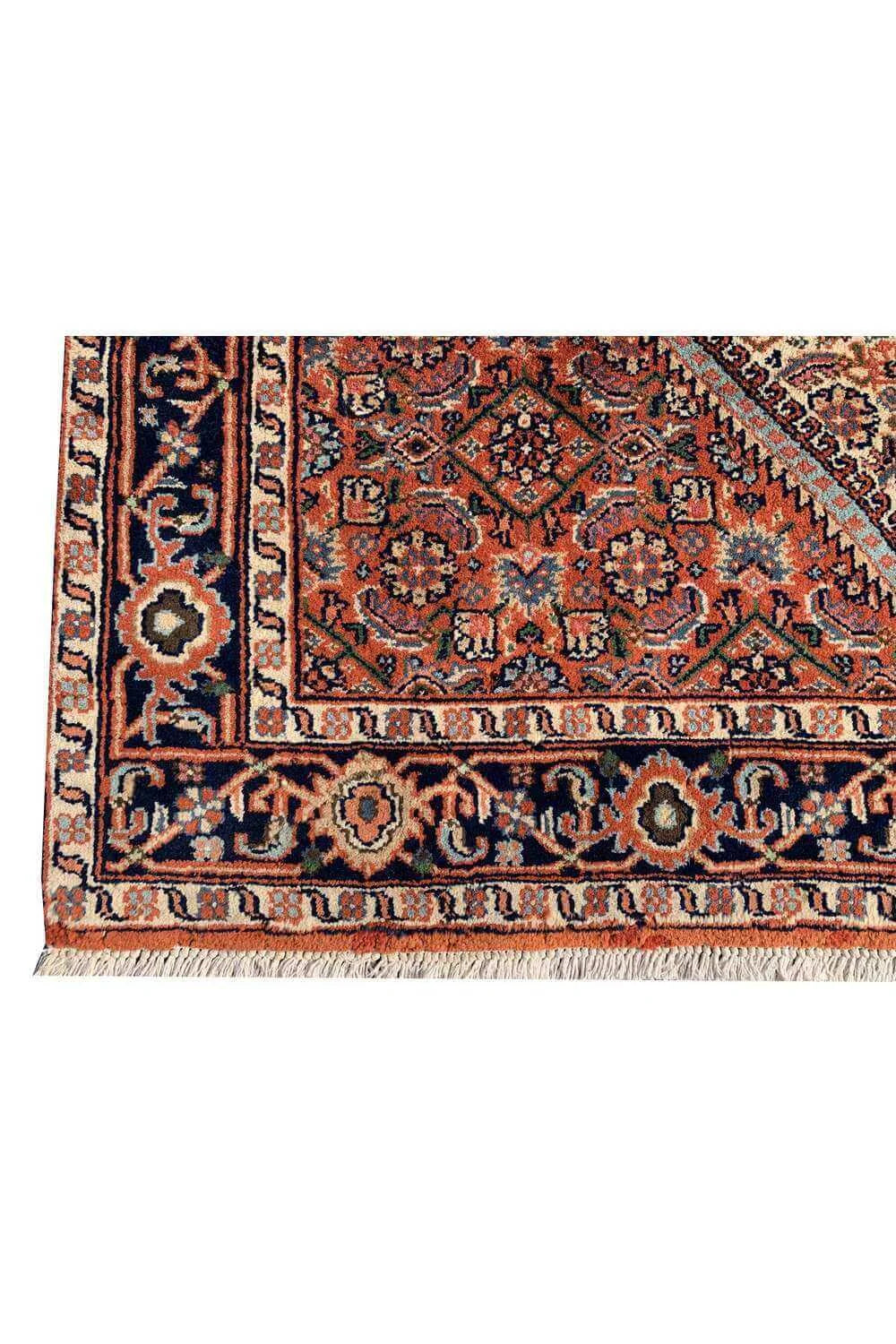 Amazing Hand Knotted Vintage Bijour Wool Area Rug 5.5 x 3.7 Ft