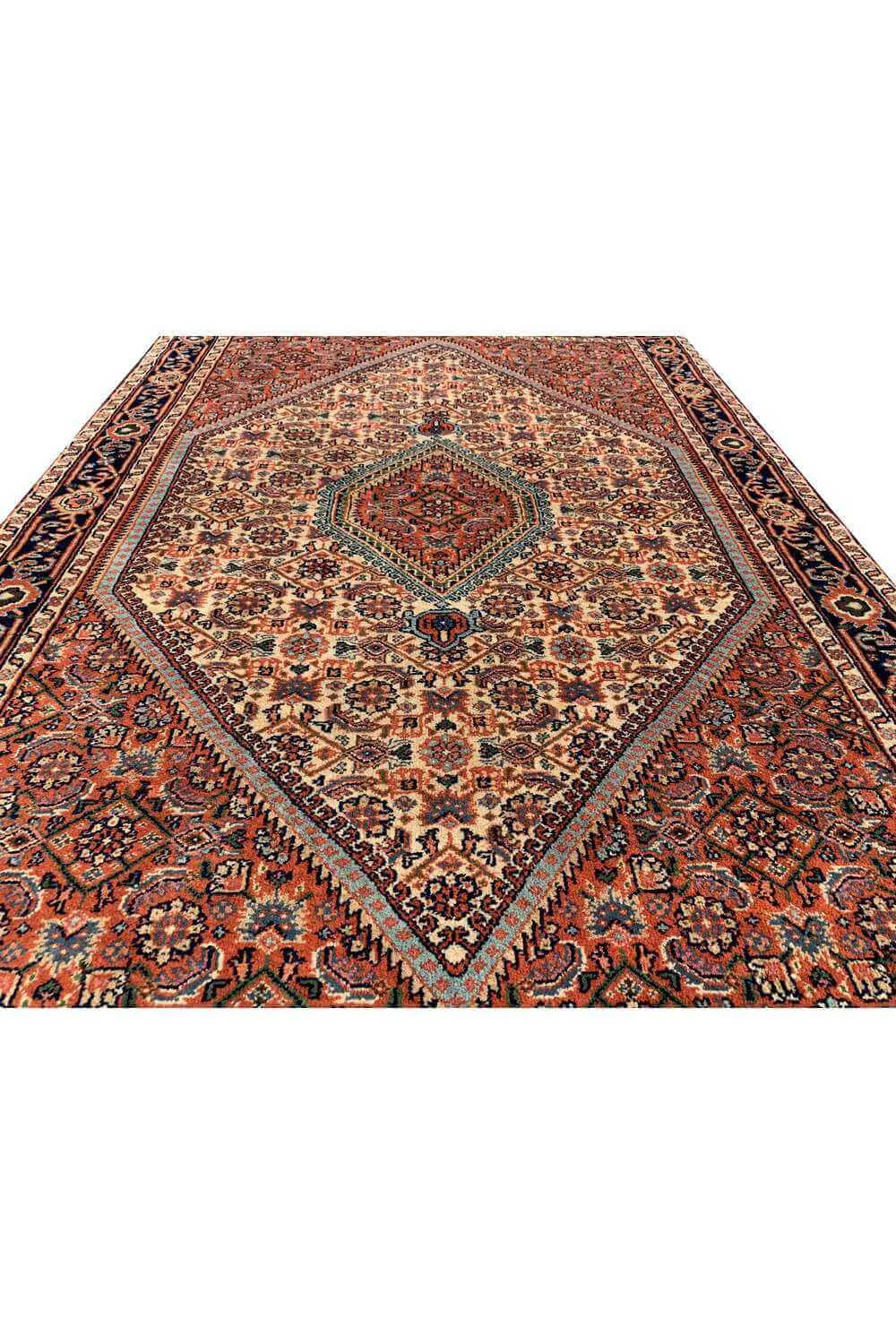 Amazing Hand Knotted Vintage Bijour Wool Area Rug 5.5 x 3.7 Ft