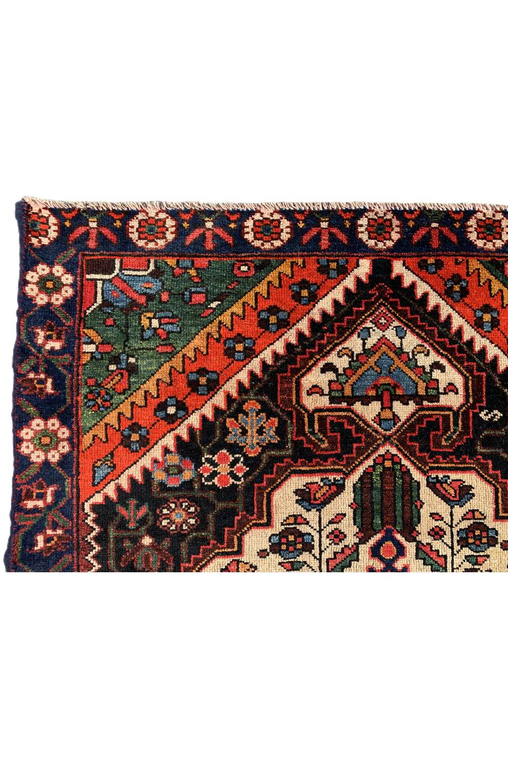Amazing Hand Knotted Vintage Malayaar Wool Area Rug 5.0 x 3.6 Ft