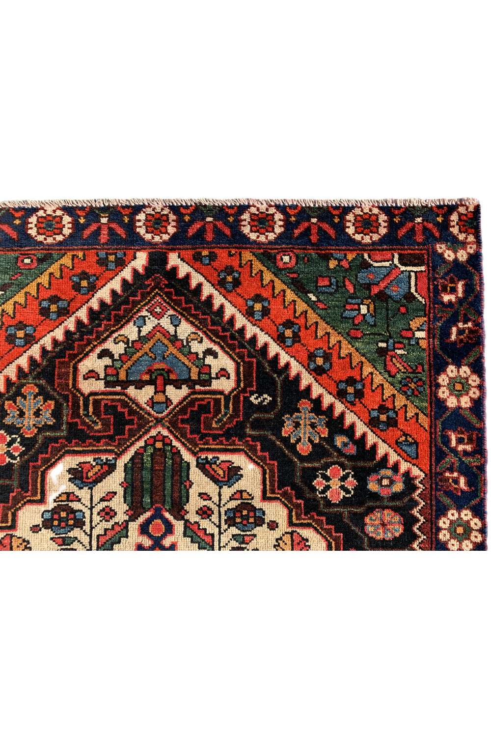 Amazing Hand Knotted Vintage Malayaar Wool Area Rug 5.0 x 3.6 Ft