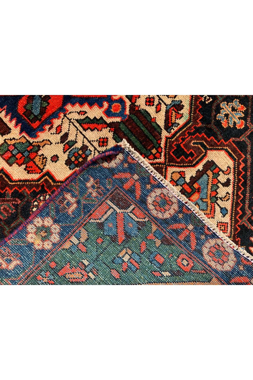 Amazing Hand Knotted Vintage Malayaar Wool Area Rug 5.0 x 3.6 Ft