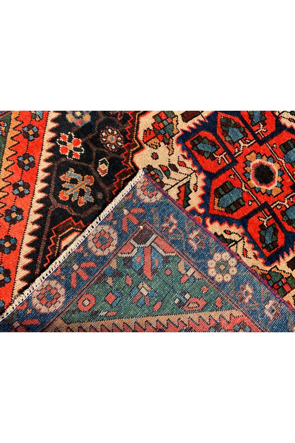 Amazing Hand Knotted Vintage Malayaar Wool Area Rug 5.0 x 3.6 Ft