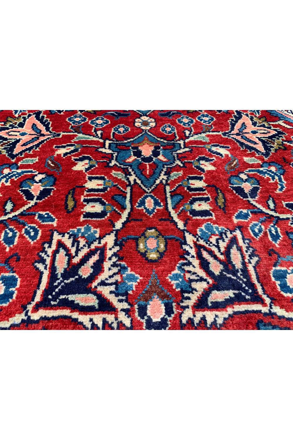 Amazing Hand Knotted Vintage Persian isfhaan Wool Area Rug 5.2 x 3.7 Ft