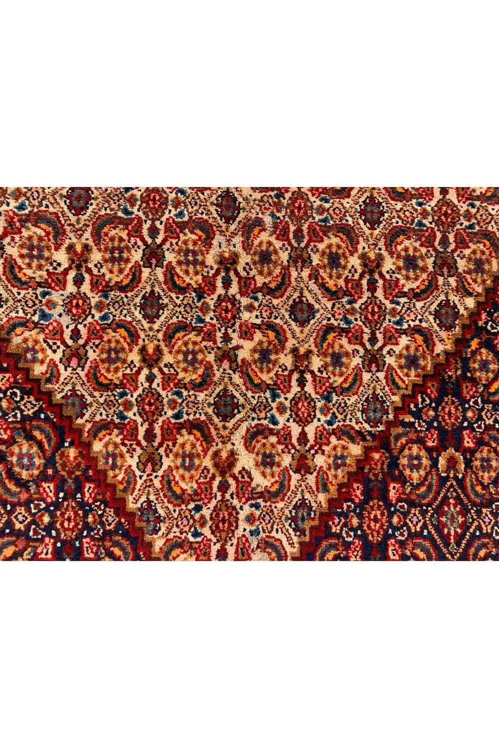 Amazing Hand Knotted Vintage  Bijour  Wool Area Rug 12.10 x 8.1 Ft