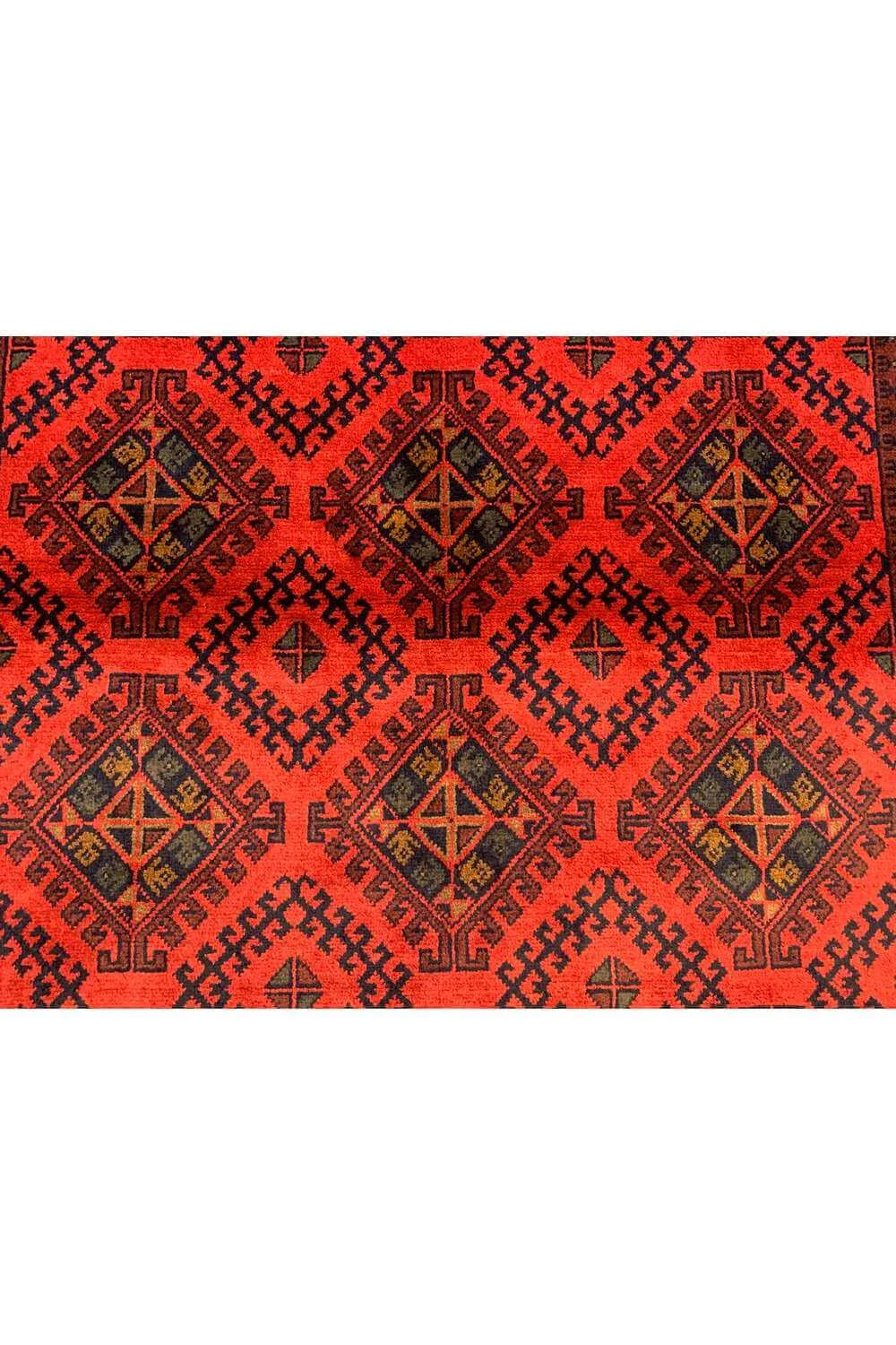Fine Quality Hand Knotted Afghan Khal Muhammadi Wool Area Rug 6.6 x 4.0 Ft