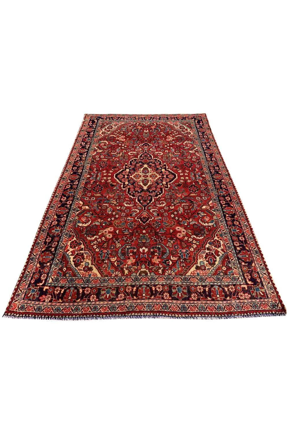 Amazing Hand Knotted Vintage Hamidoun Wool Area Rug 6.10 x 4.3 Ft