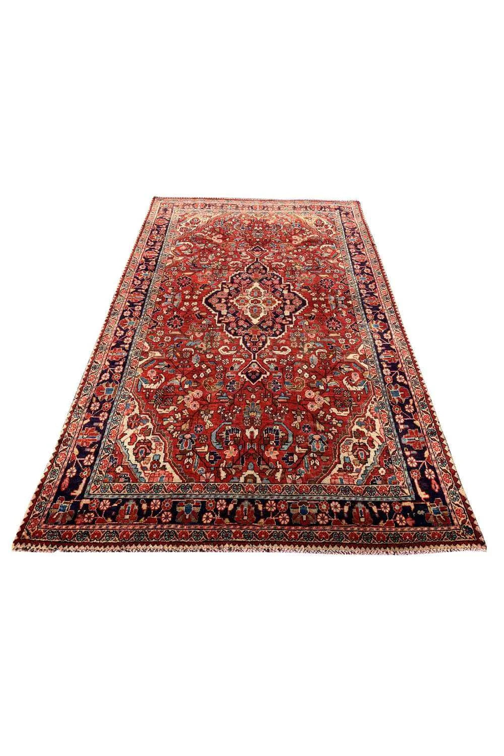 Amazing Hand Knotted Vintage Hamidoun Wool Area Rug 6.10 x 4.3 Ft