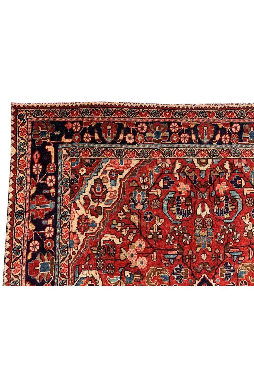 Amazing Hand Knotted Vintage Hamidoun Wool Area Rug 6.10 x 4.3 Ft