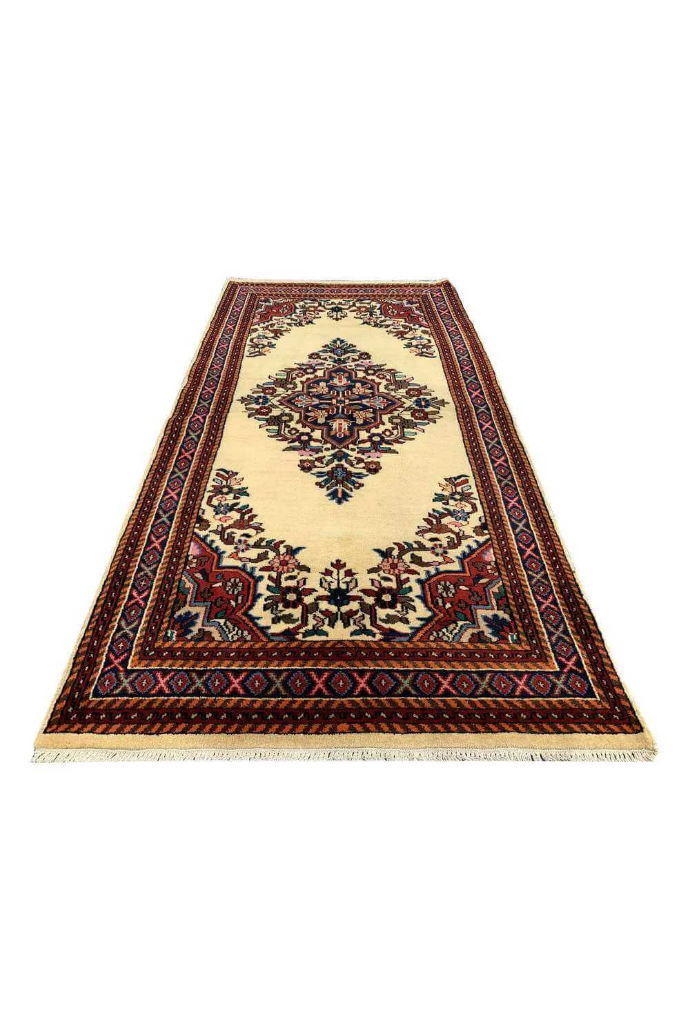 Amazing Hand Knotted Vintage Baghtiyaar Wool Area Rug 6.1 x 3.0 Ft