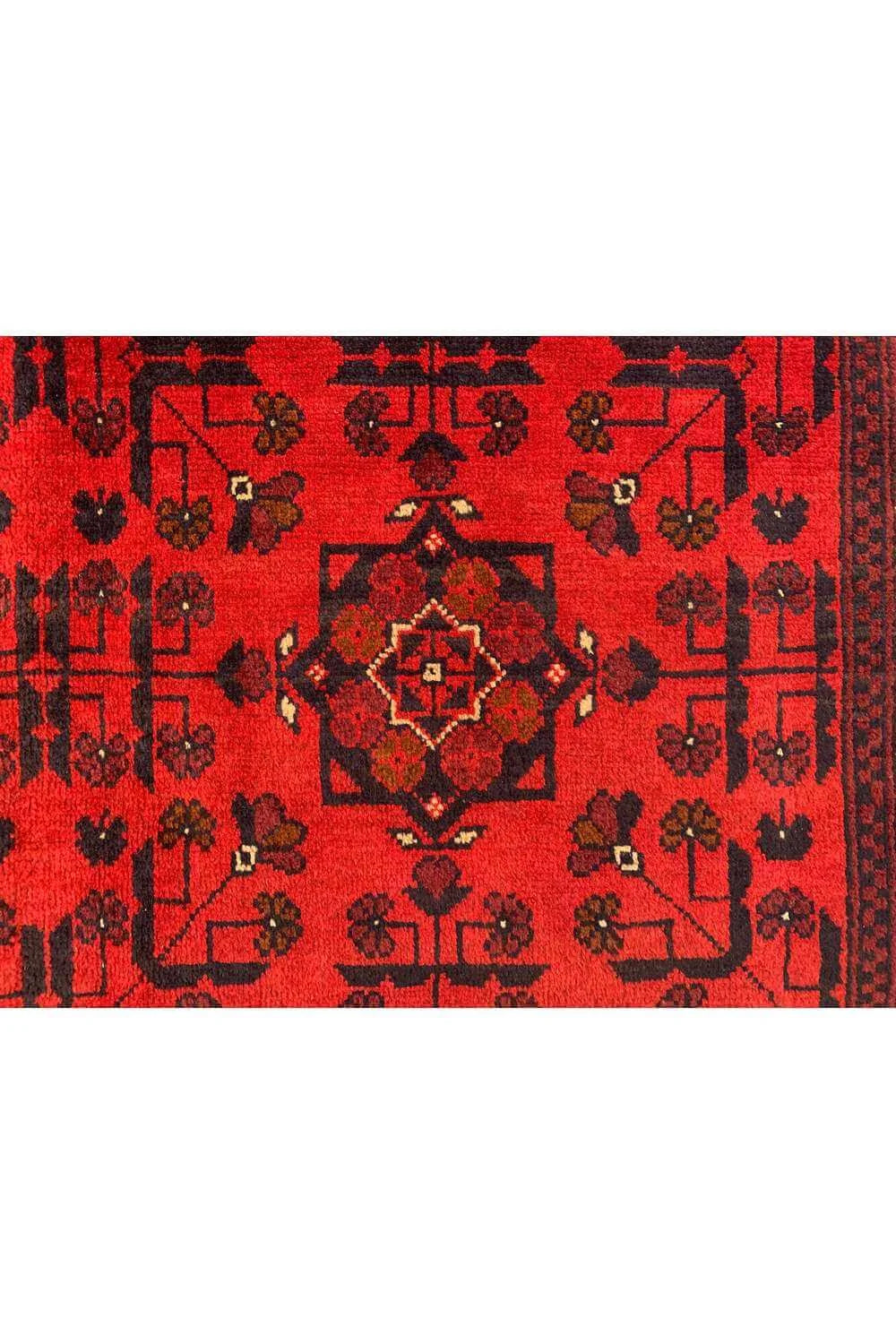 Fine Quality Hand Knotted Afghan Khal Muhammadi Wool Area Rug 6.6 x 5.0 Ft