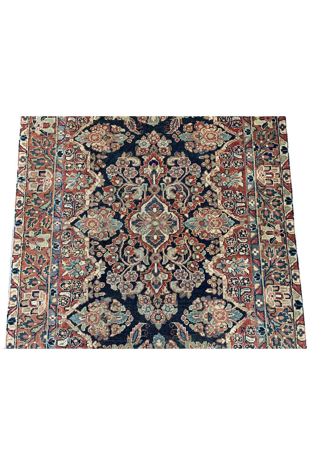 Amazing Hand Knotted Antique Persian Bakhtiyaar Wool Area Rug 6.5 x 4.2 Ft