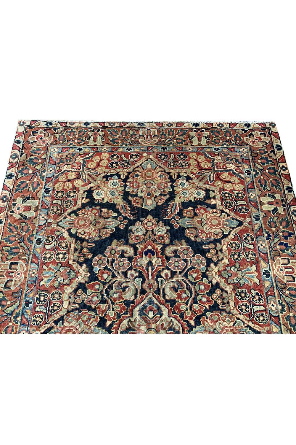 Amazing Hand Knotted Antique Persian Bakhtiyaar Wool Area Rug 6.5 x 4.2 Ft