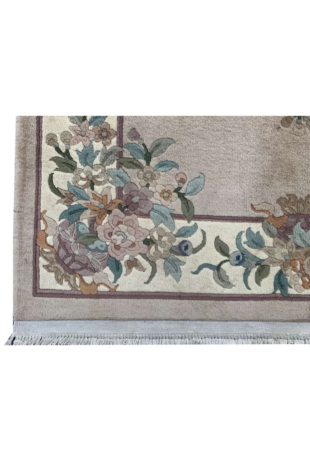 Amazing Hand Knotted Sino Tibet Silk Area Rug 6 x 4 Ft