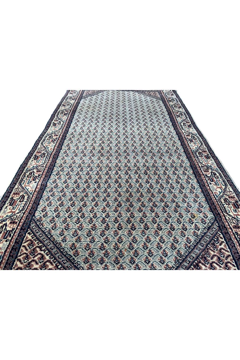 Amazing Hand Knotted Vintage Badam Gul Wool Area Rug 4.5 x 2.5 Ft