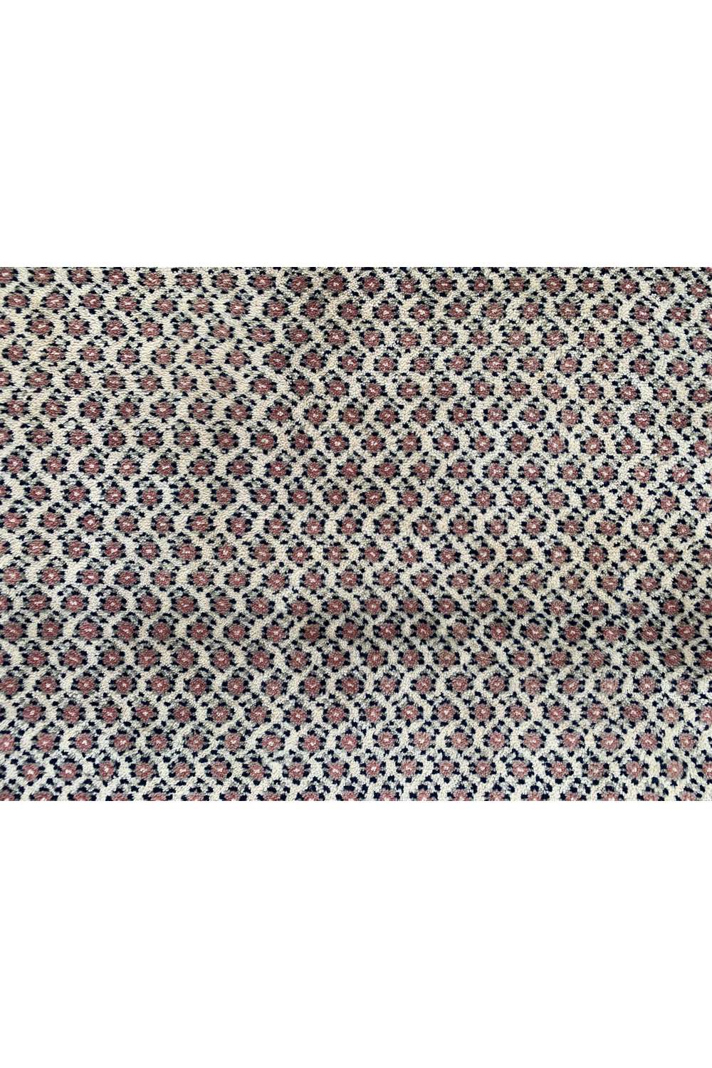 Amazing Hand Knotted Vintage Badam Gul Wool Area Rug 12.8 x 9.6 Ft