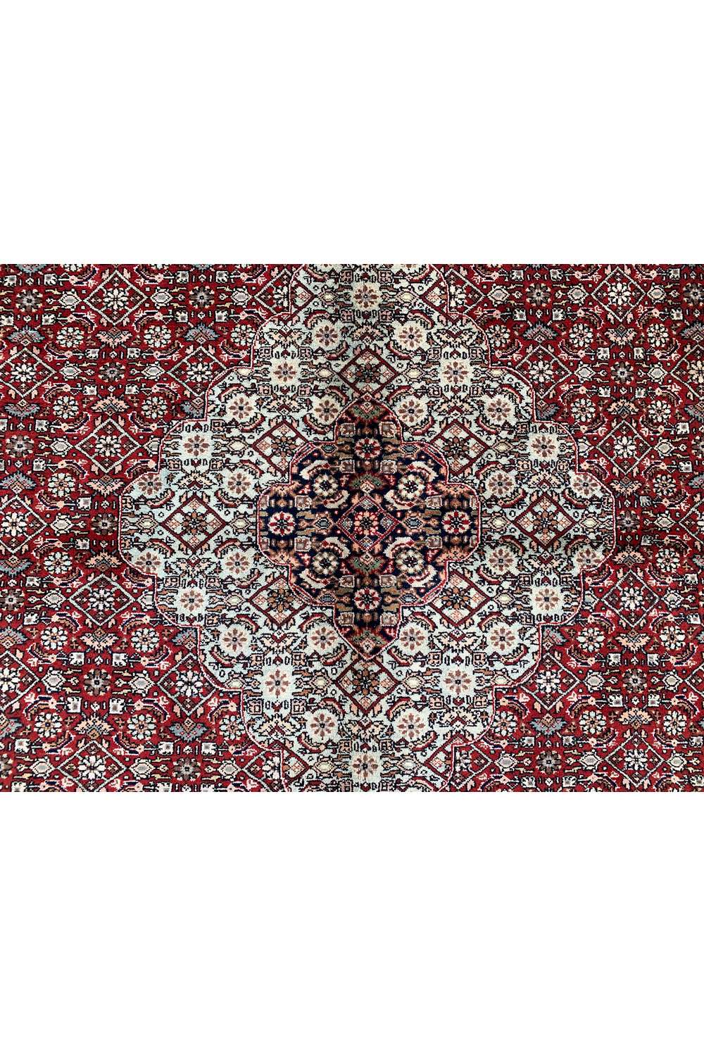 Amazing Hand Knotted Vintage Bijour Wool Area Rug 11.2 x 8.4 Ft