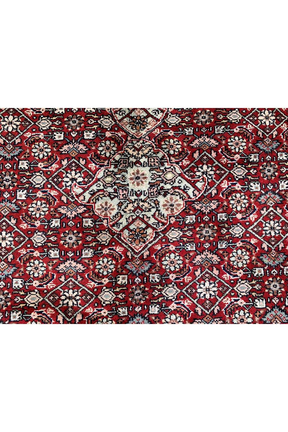 Amazing Hand Knotted Vintage Bijour Wool Area Rug 11.2 x 8.4 Ft