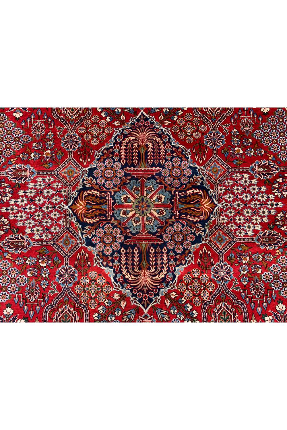 Authentic Hand Knotted Vintage Tribal Persian Kashmaar Wool Area Rug 13.5 x 10.0 Ft