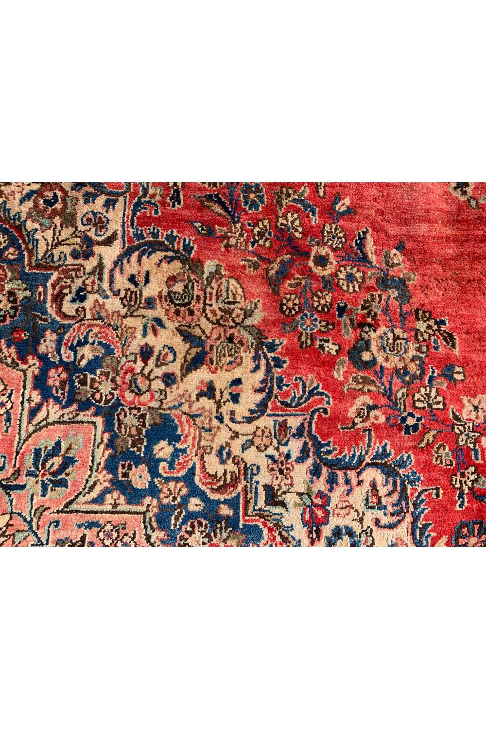 Amazing Hand Knotted Antique Persian Hamadan Wool Area Rug 12.2 x 8.10 Ft